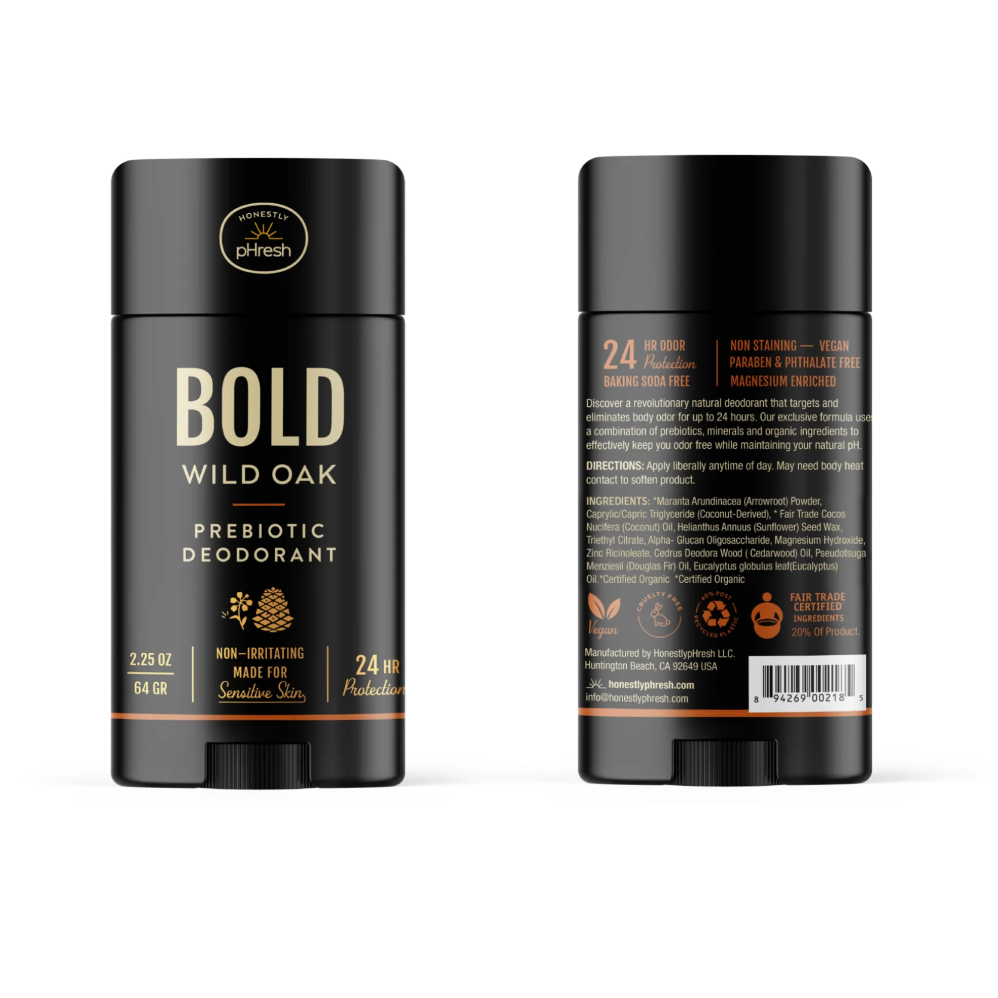 Bold Wild Oak Deodorant Stick
