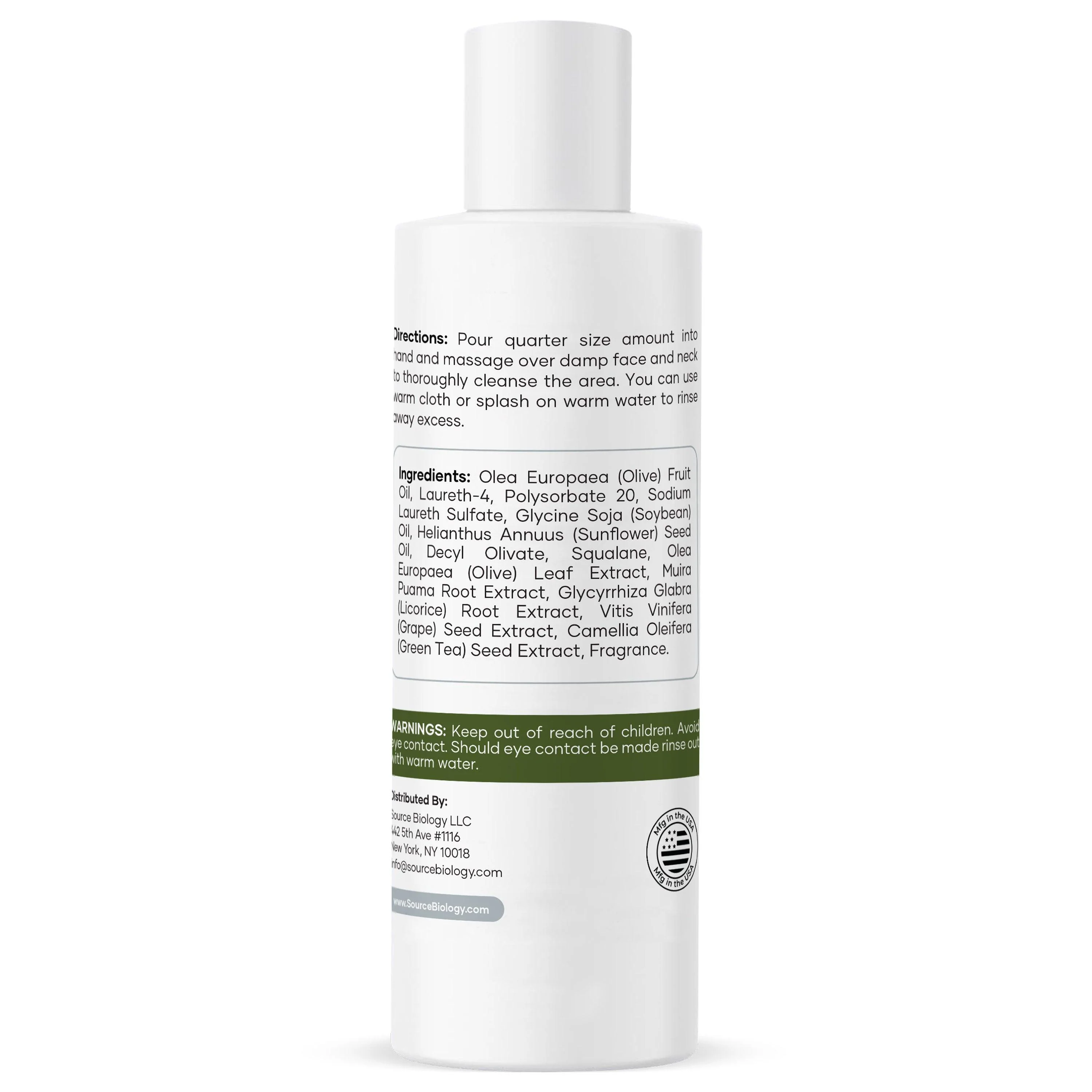 Olive Oil Facial Cleanser