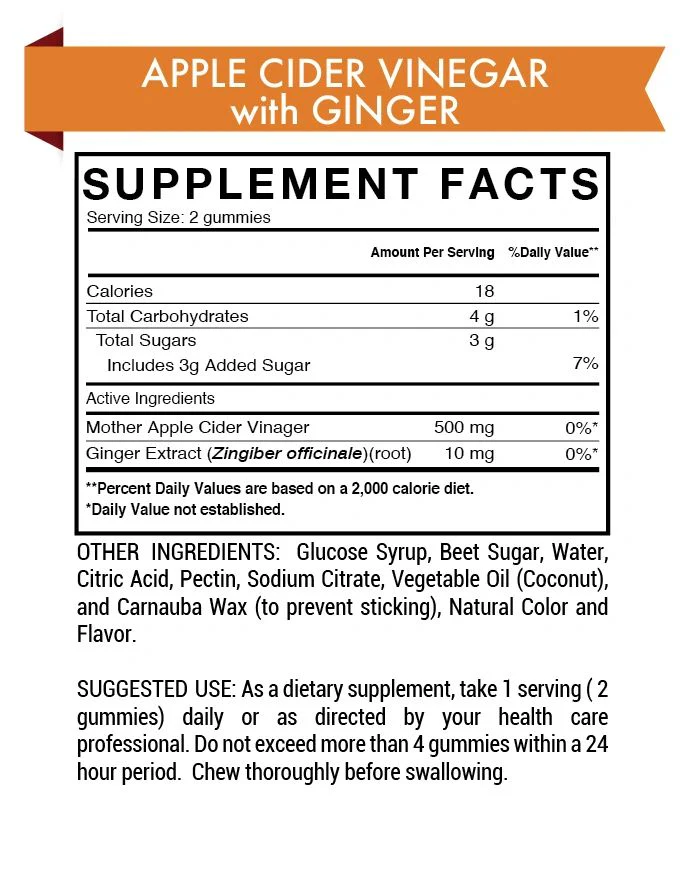 Apple Cider Vinegar Gummy Vitamin