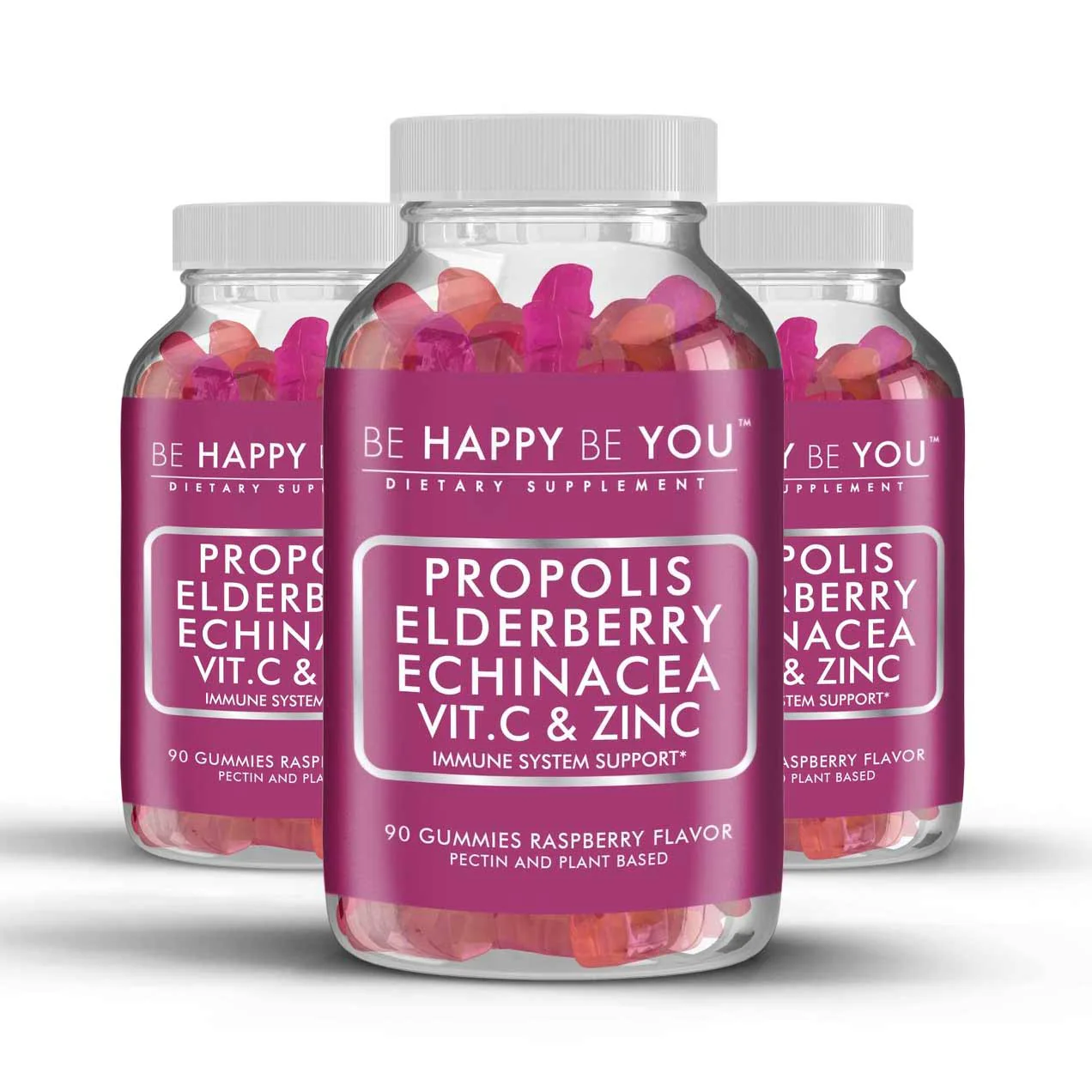 Propolis, Elderberry, Echinacea & Vit-C & Zinc Gummy