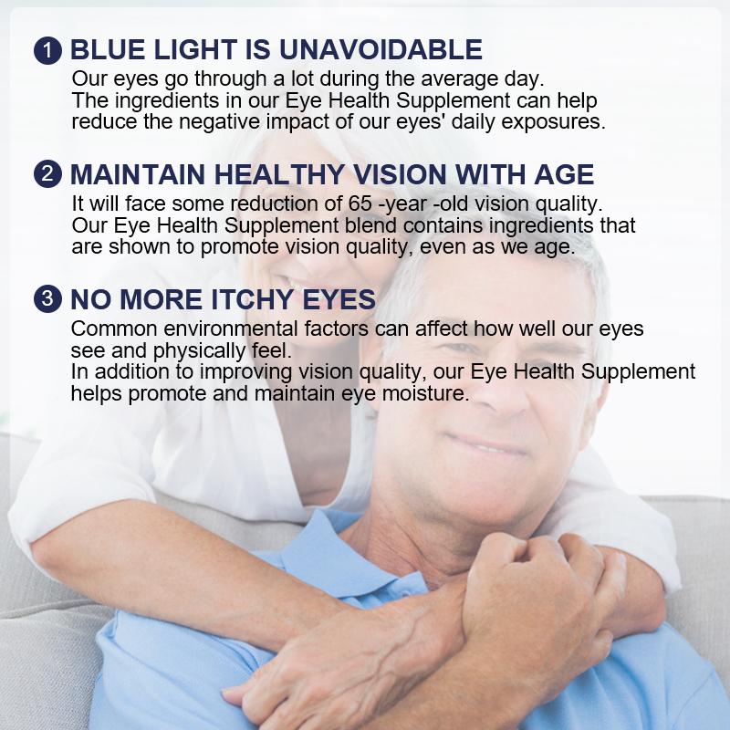 GPGP GreenPeople Eye Vitamins  Lutein, Zeaxanthin & Bilberry Extract - Supports Eye Strain, Dry Eyes, and Vision Health - Lutein Blend Capsules