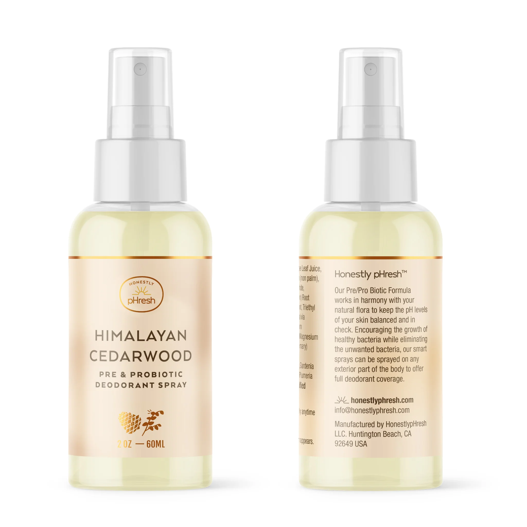 Himalayan Cedarwood Pre + Probiotic Deodorant Spray