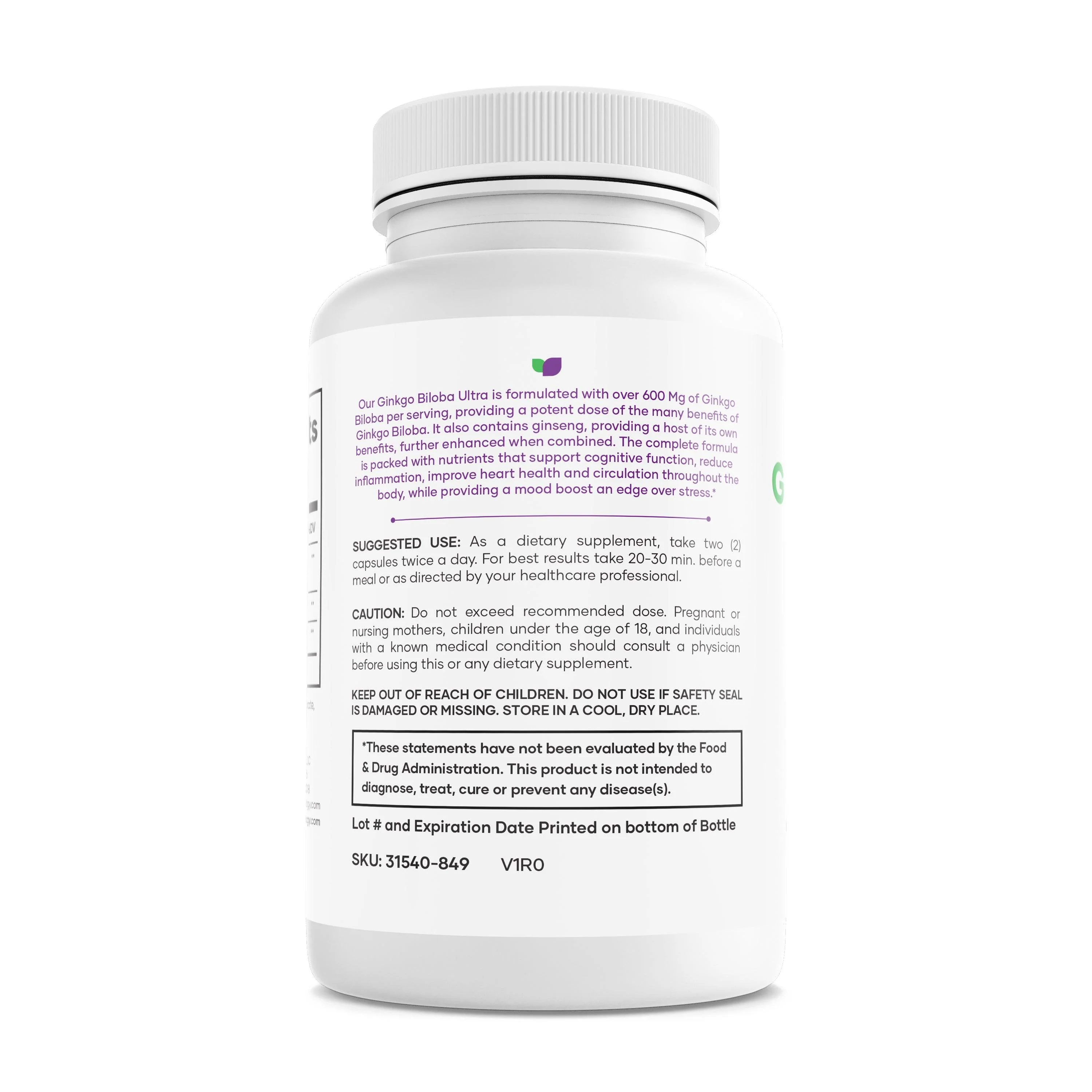 Ginkgo Biloba Ultra with Ginseng