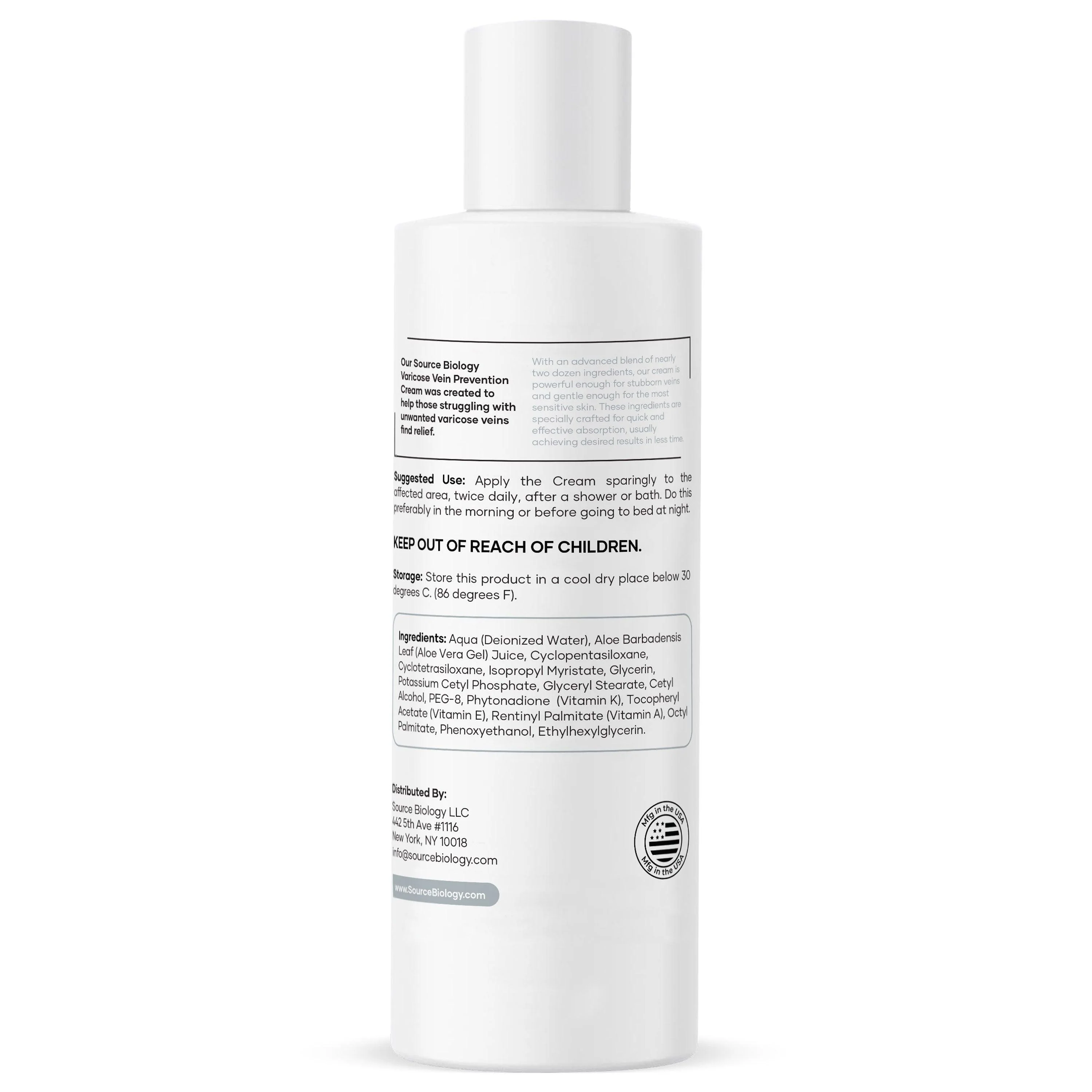 Varicose Vein Prevention Cream