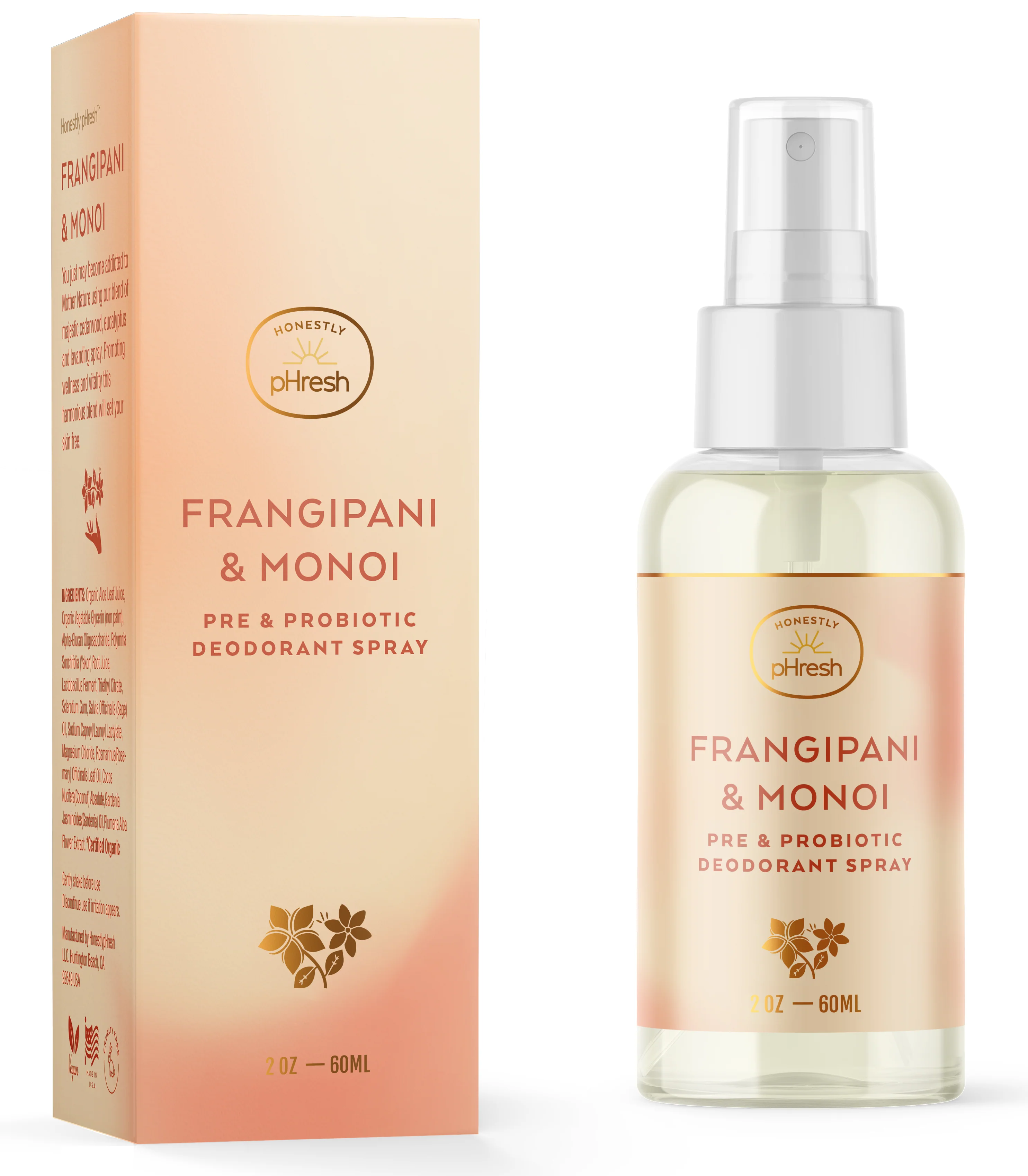 PREBIOTIC DEODORANT SPRAYS