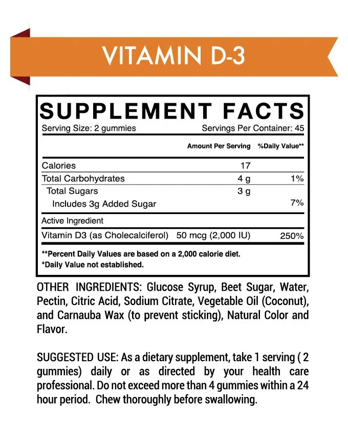 Vitamin D3 Gummy