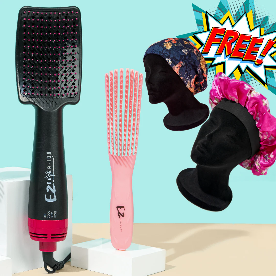 Original Detangler & Dryer Bundle + FREE Bonnet & Beanie