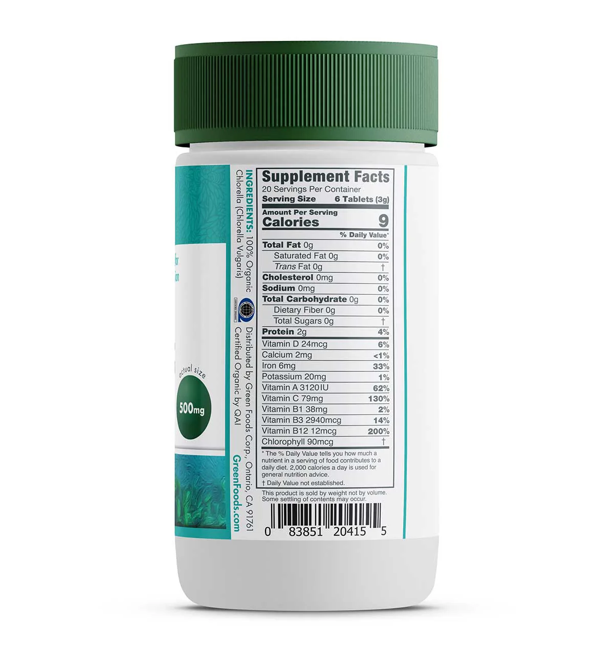 Chlorella Tabs