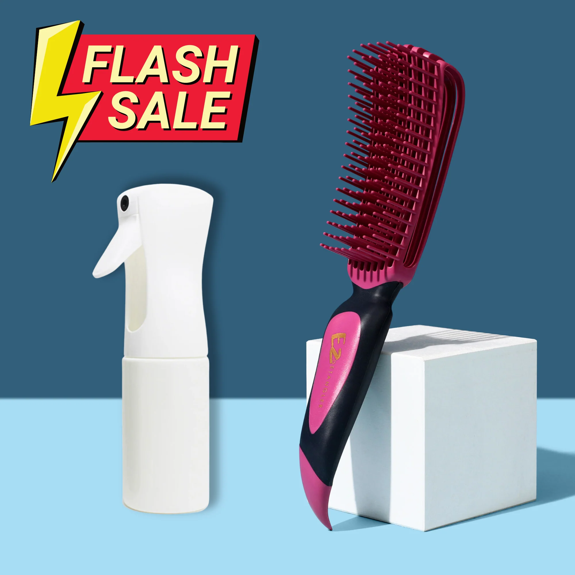 The EzDetangler™ PRO + Mist Spray
