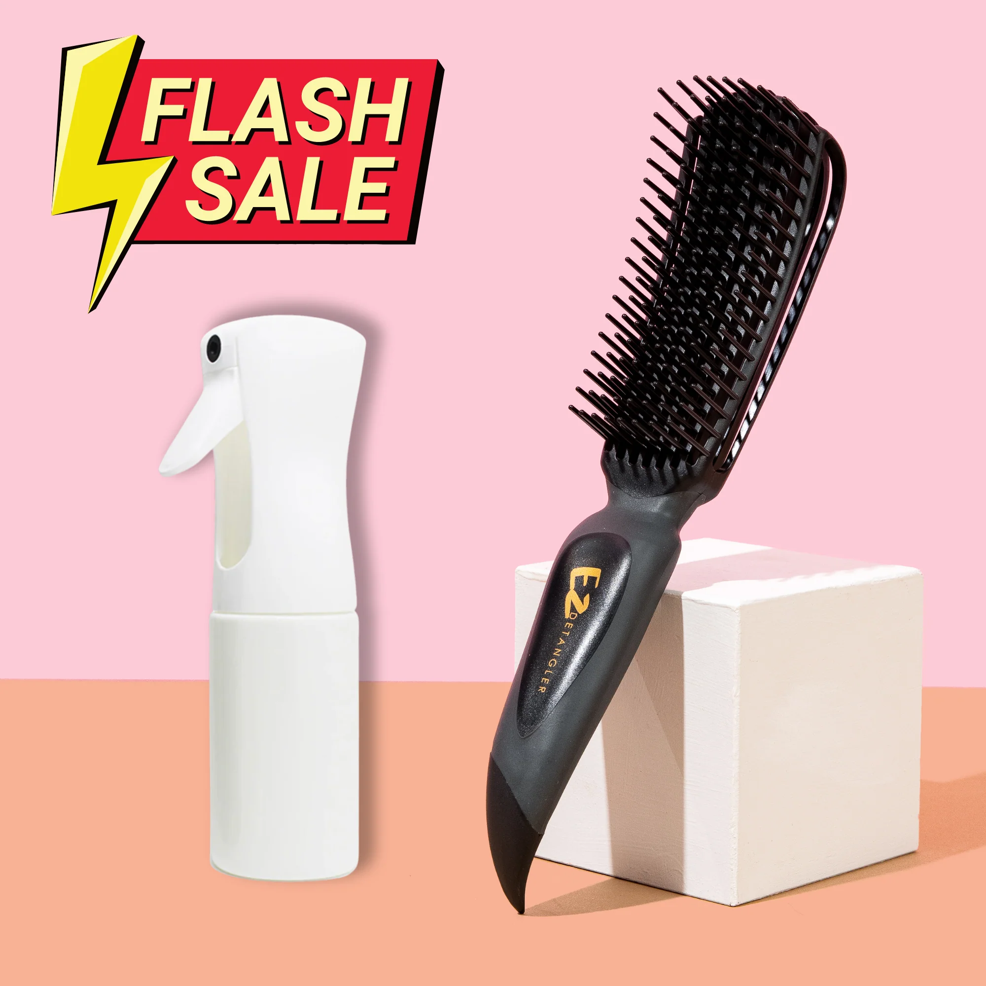 The EzDetangler™ PRO + Mist Spray