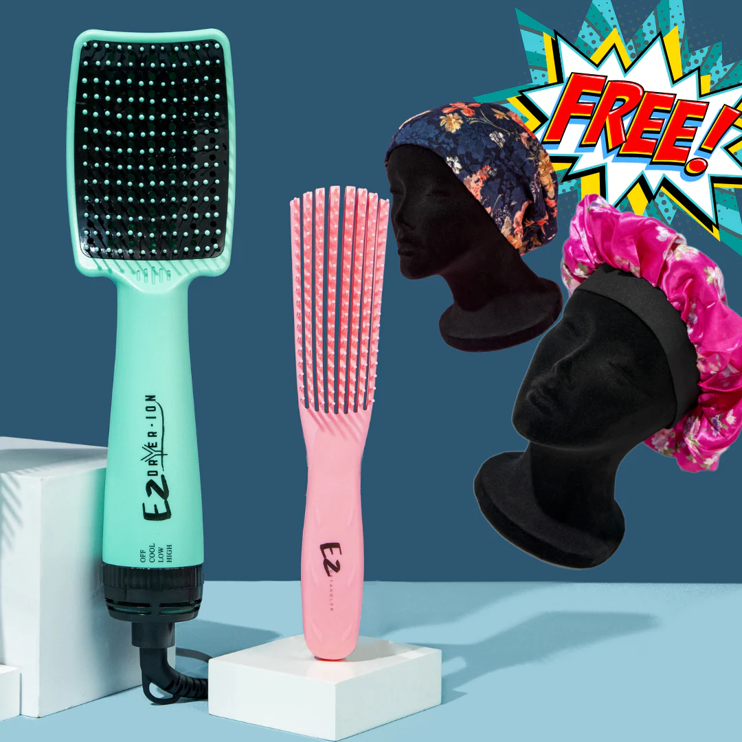 Original Detangler & Dryer Bundle + FREE Bonnet & Beanie