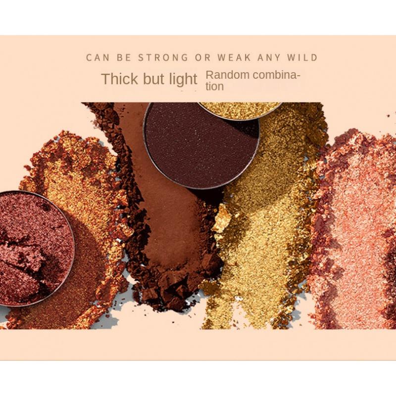 ES11 35 Color Eye Shadow Makeup Shimmer Matte Earth Color Eye Shadow Plate Ins Sequins Glitter Beauty Wholesale