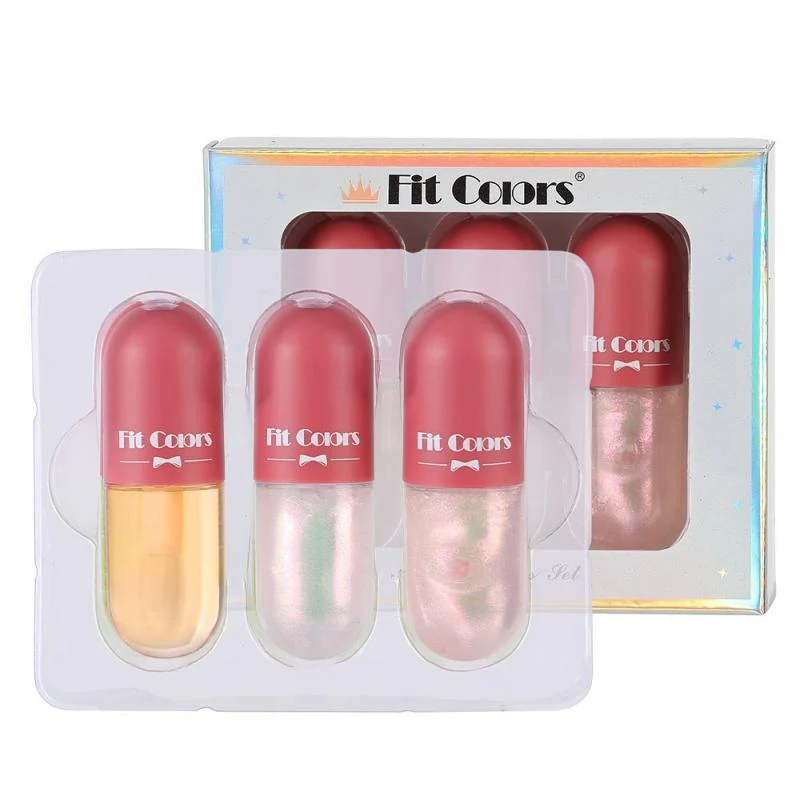 Lp03 Popular Lip Lip Stain Pearlescent Thin and Glittering Moisturizing Hydrating Temperature Control Color Changing Lip Gloss Lip Gloss Liquid Box