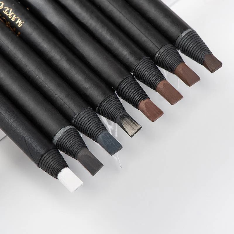 Eb05 Machete Hard Core Cable Mist Eyebrow Pencil Waterproof Sweat-Proof Natural Long Lasting Not Smudge Non-Marking Makeup Artist Special