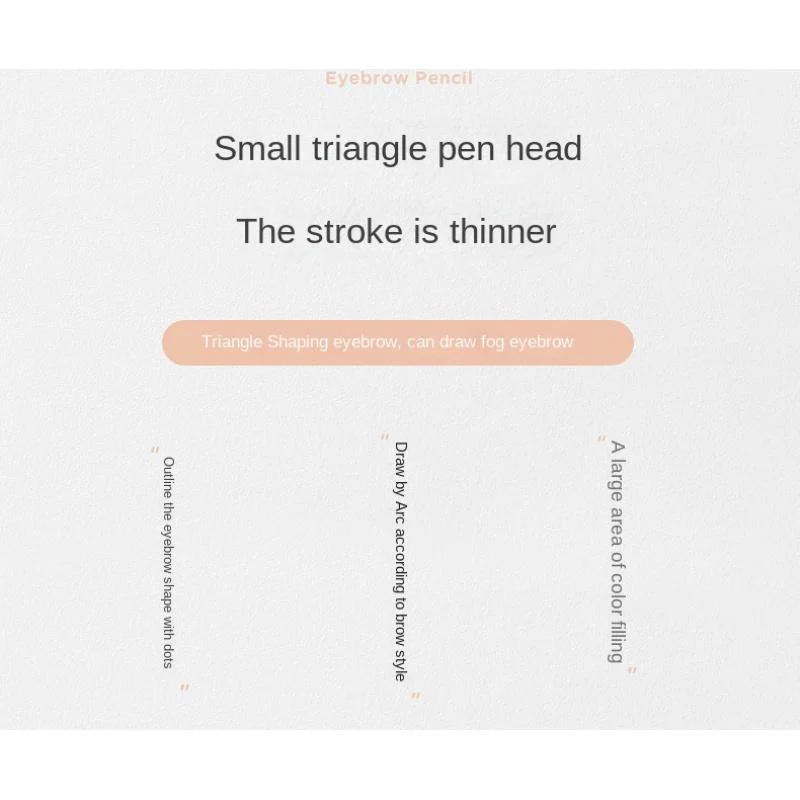 EB07 Small Gold Chopsticks Eyebrow Pencil Girls Double Head Extremely Thin Beginner Thrush Beauty Makeup Gold Bar Makeup