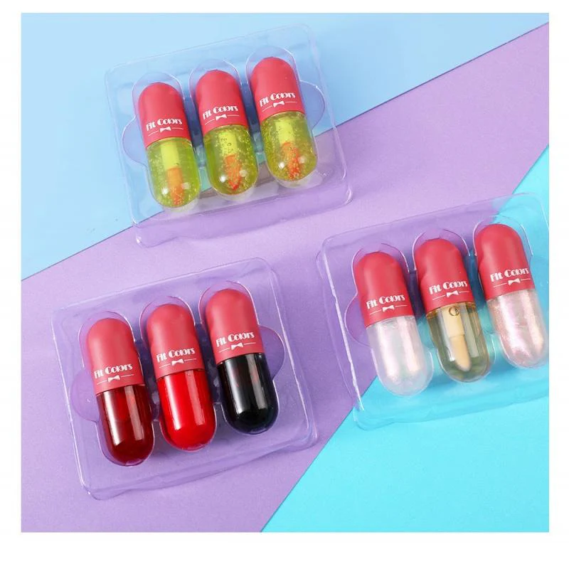 Lp03 Popular Lip Lip Stain Pearlescent Thin and Glittering Moisturizing Hydrating Temperature Control Color Changing Lip Gloss Lip Gloss Liquid Box
