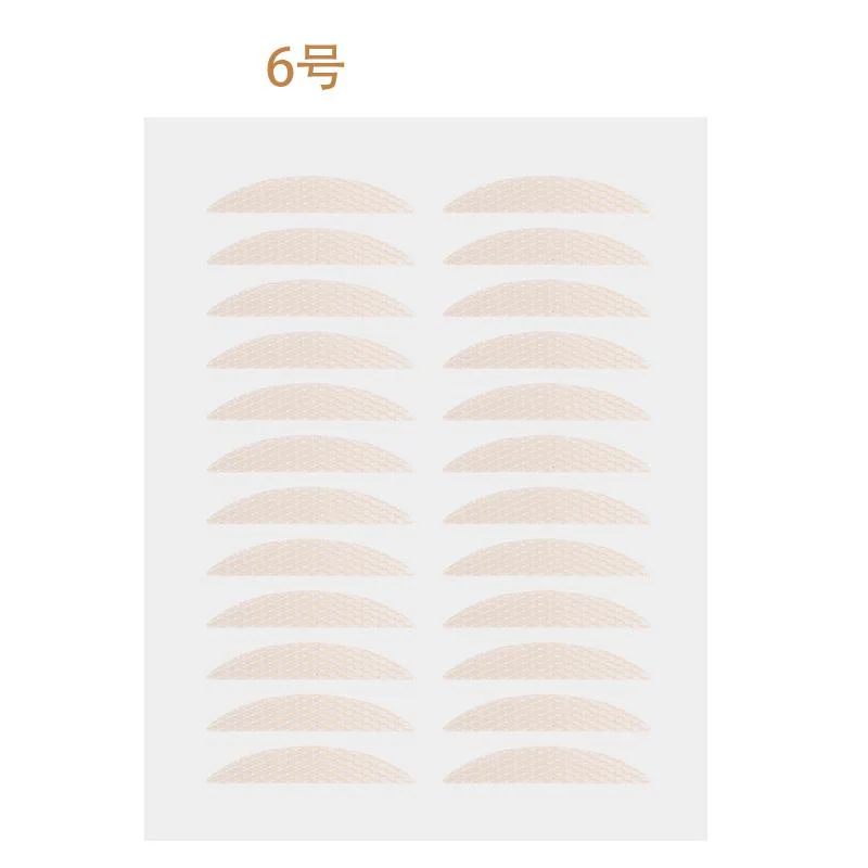 EM07 Partial Lace Double Eyelid Stickers Water Sticking Fine Adjustment Eye Beauty Tape Breathable Mesh Water Sticking Invisible Adjustment Type