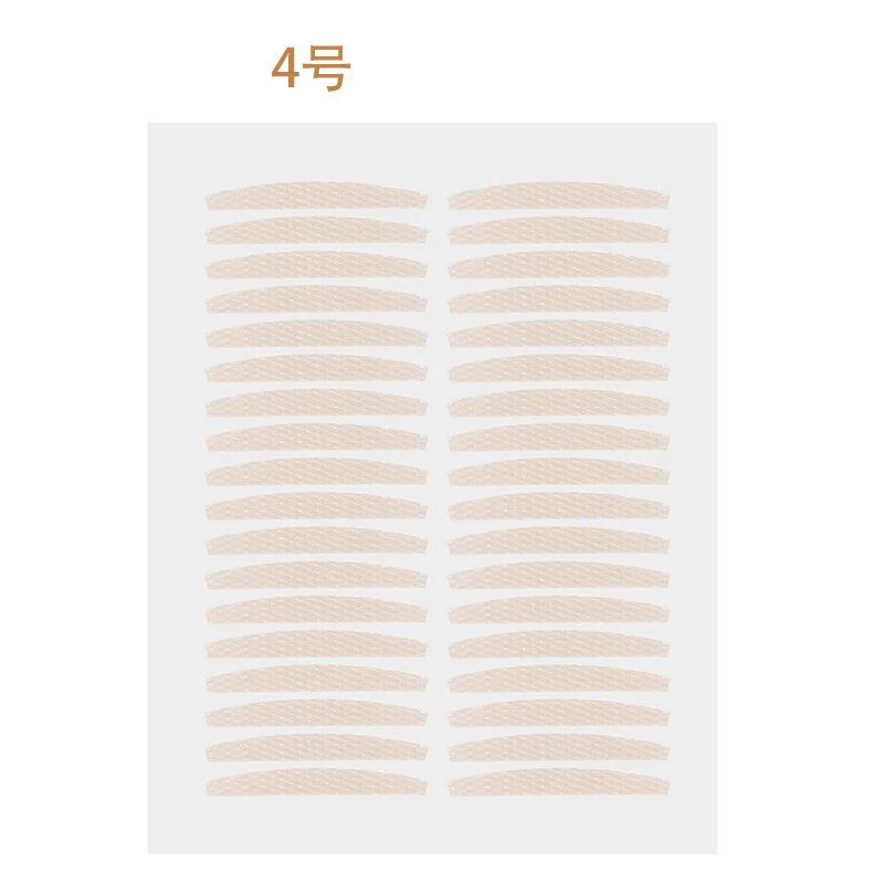 EM07 Partial Lace Double Eyelid Stickers Water Sticking Fine Adjustment Eye Beauty Tape Breathable Mesh Water Sticking Invisible Adjustment Type