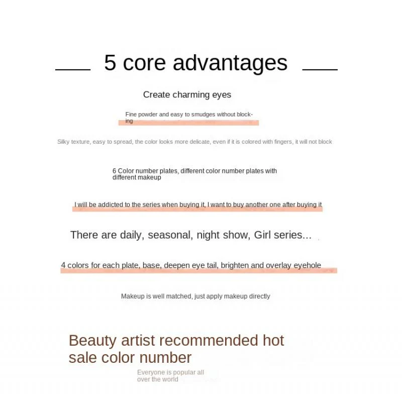 ES12 4 Color Eyeshadow Small Kit Ins Earth Color Four Grid Eye Shadow Plate Portable Models