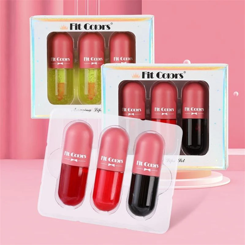 Lp03 Popular Lip Lip Stain Pearlescent Thin and Glittering Moisturizing Hydrating Temperature Control Color Changing Lip Gloss Lip Gloss Liquid Box