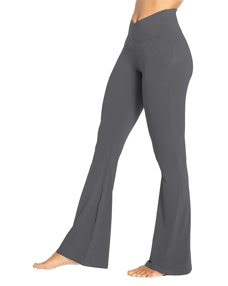 30'' Flare Leggings for Women with Pockets