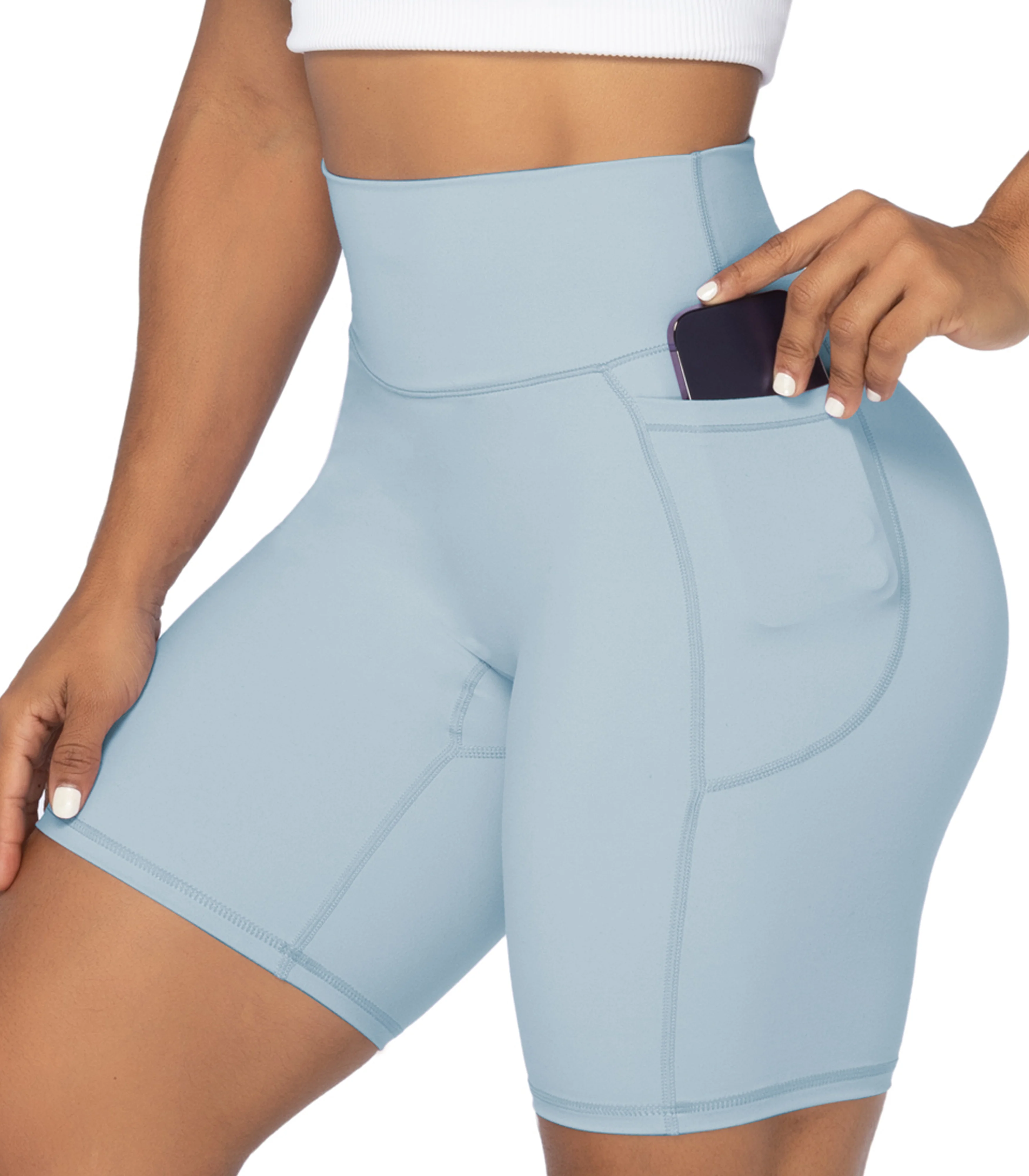 8 Biker Shorts for Women with Pockets