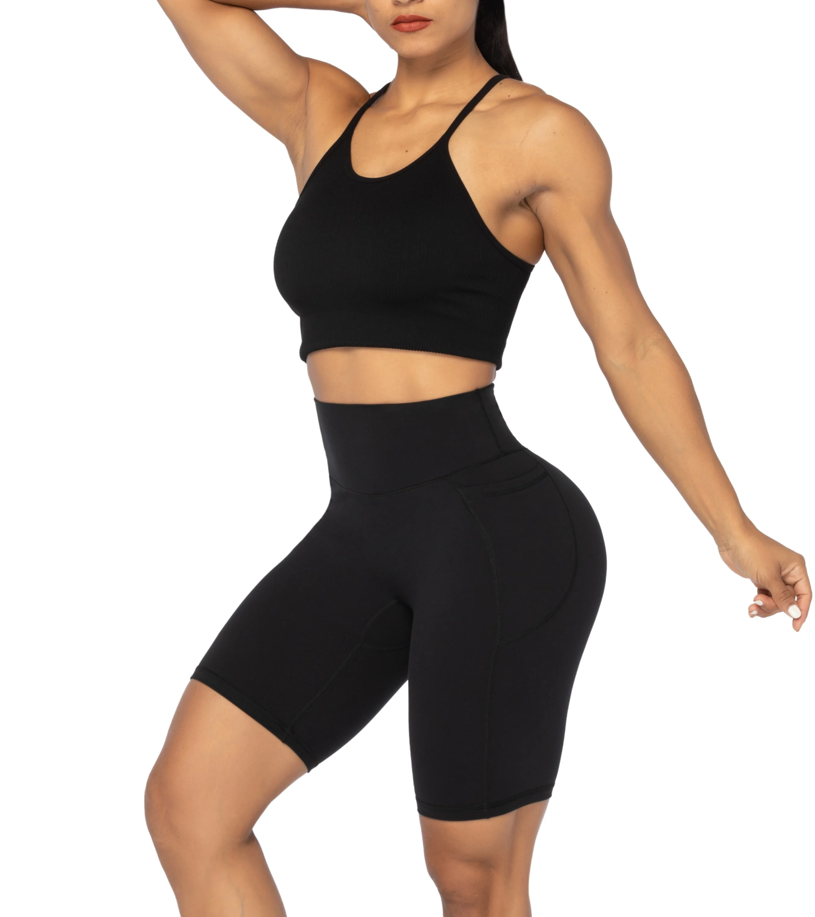 8 Biker Shorts for Women with Pockets