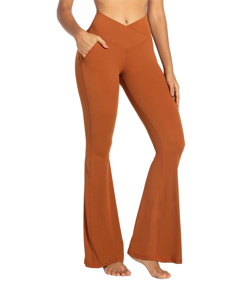 30'' Flare Leggings for Women with Pockets
