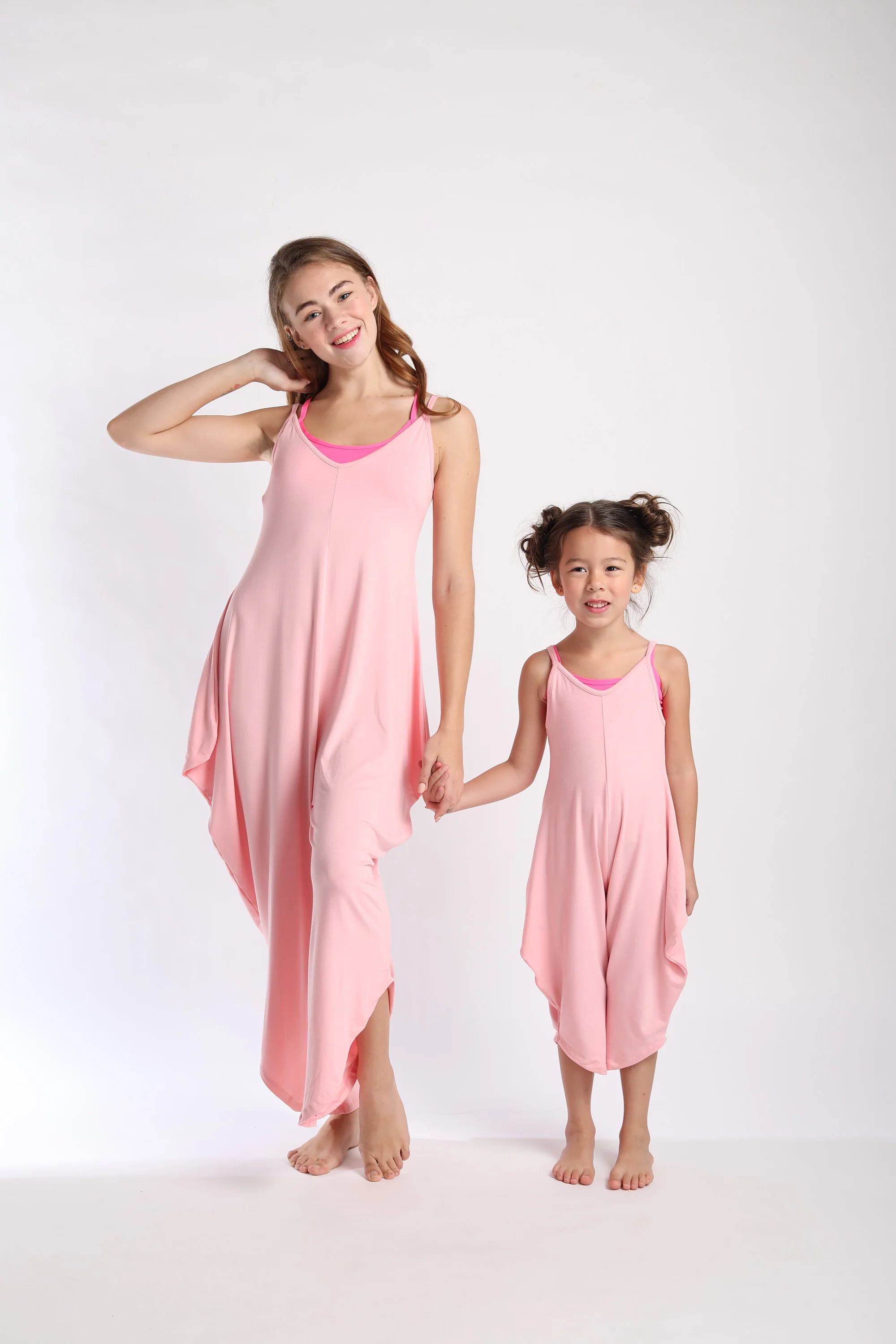 Flexi Long Romper - Pink
