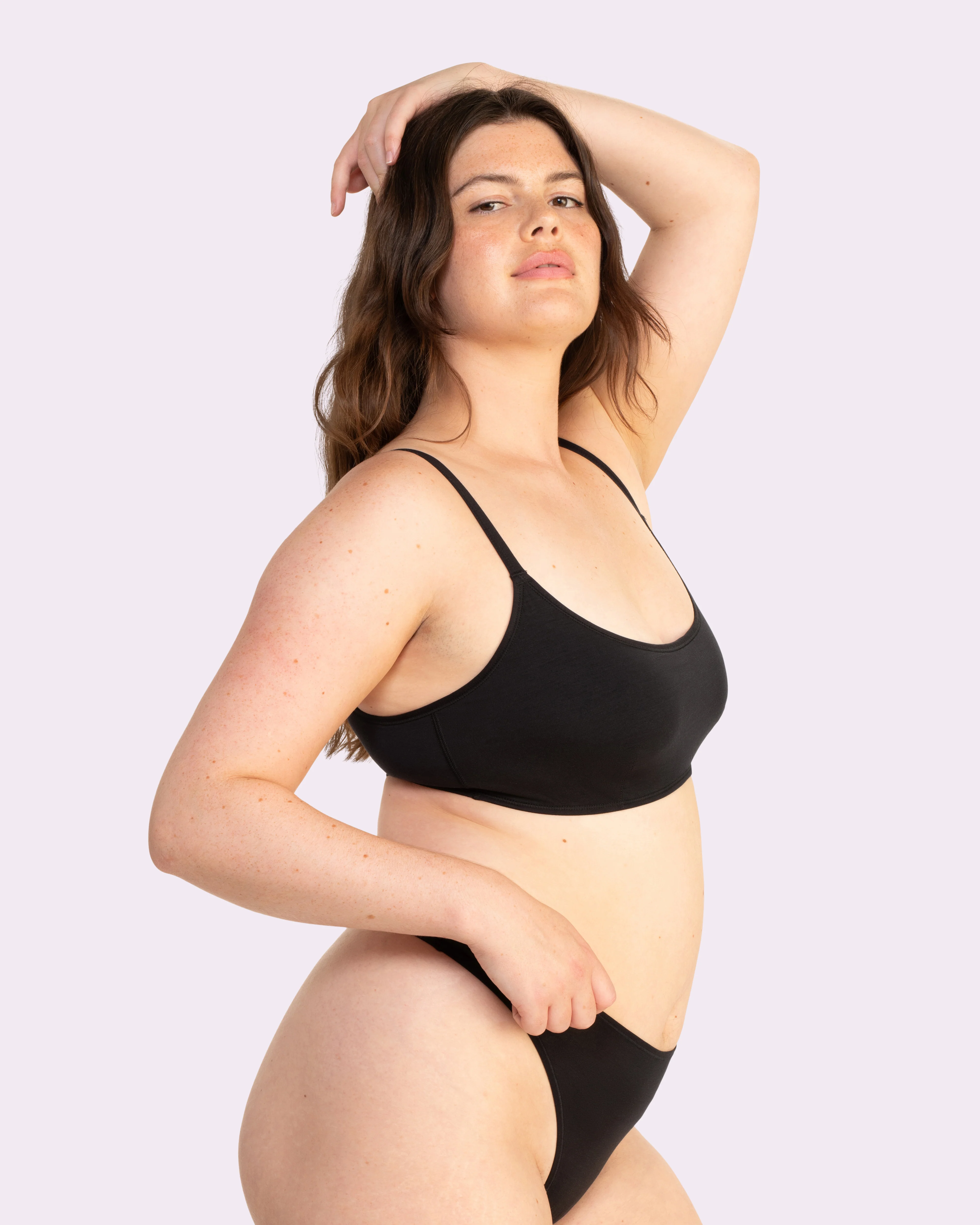 Ultra-Flattering High Rise Thong | New:Cotton (Eightball)
