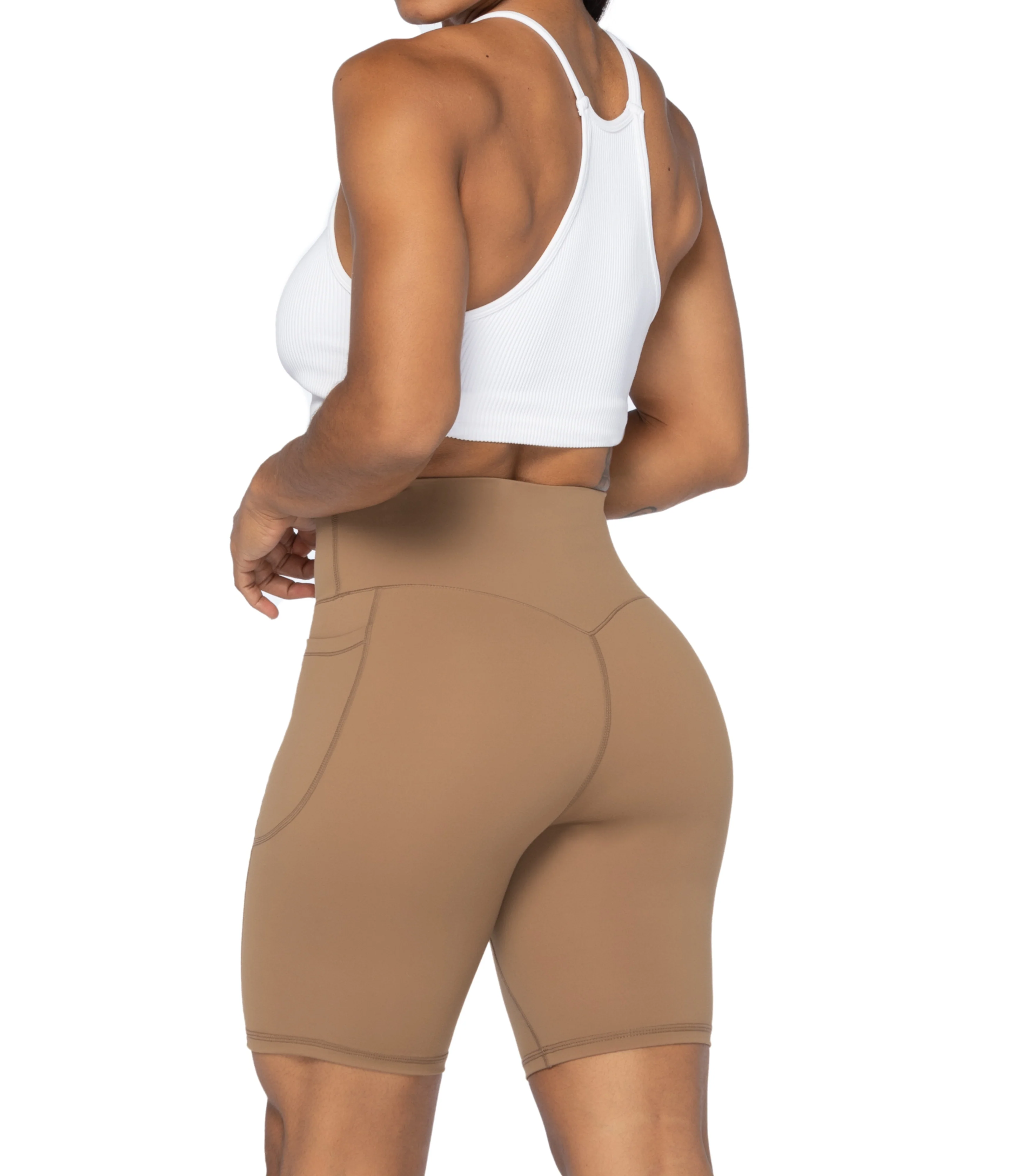 8 Biker Shorts for Women with Pockets