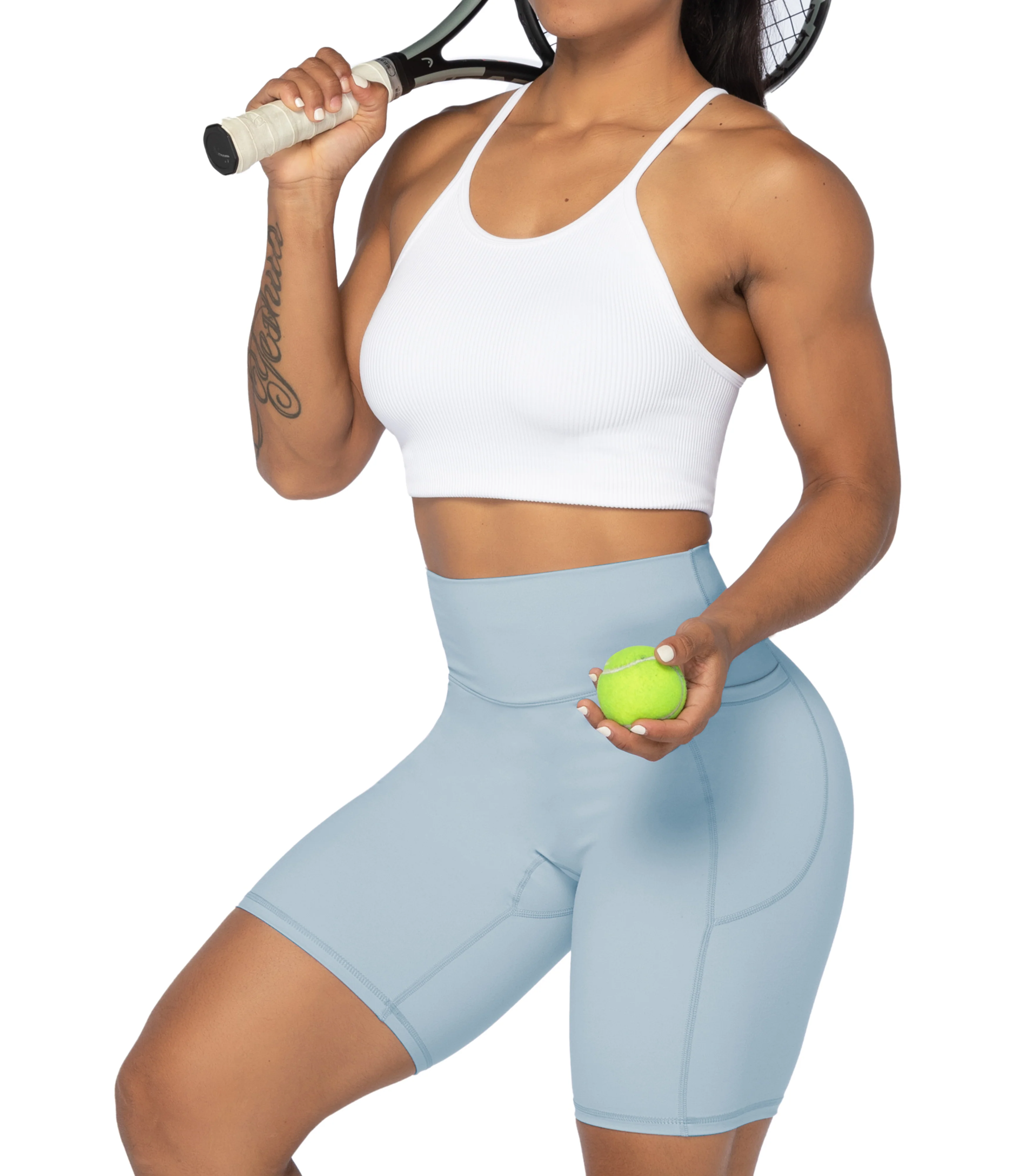 8 Biker Shorts for Women with Pockets