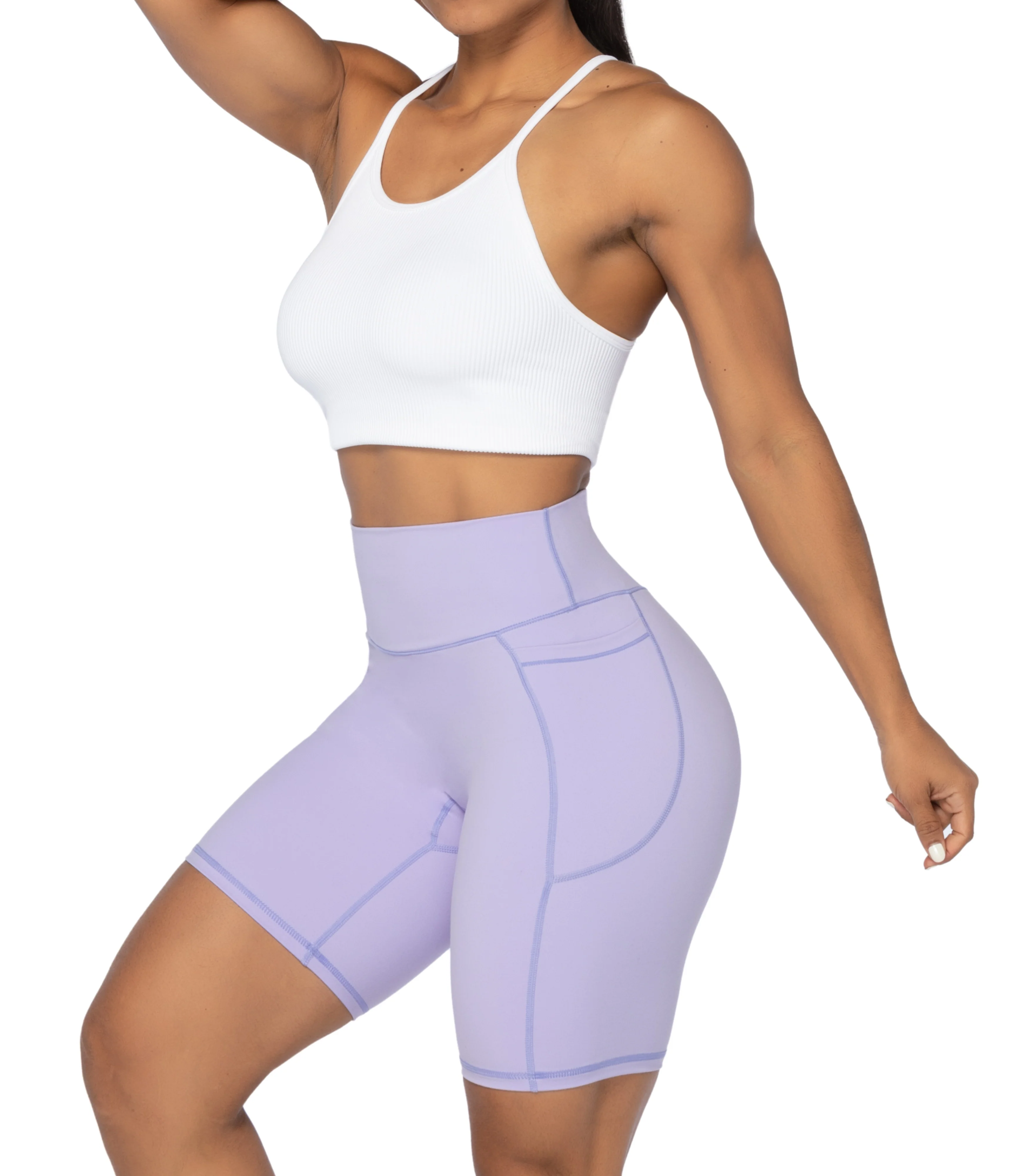 8 Biker Shorts for Women with Pockets