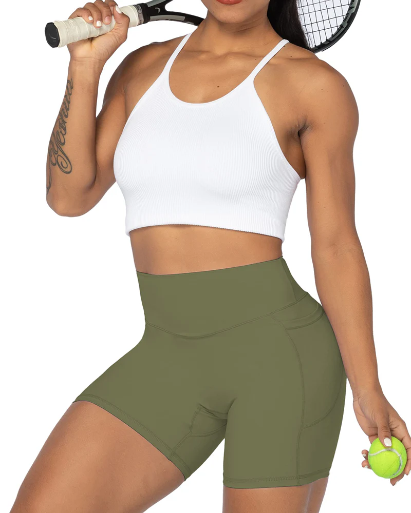 5 Biker Shorts for Women with Pockets