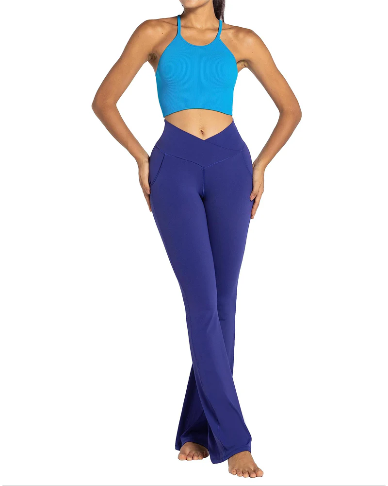 30'' Flare Leggings for Women with Pockets