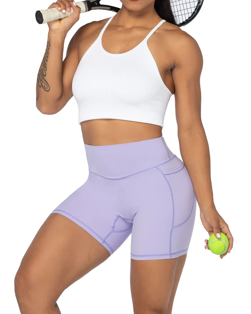 5 Biker Shorts for Women with Pockets