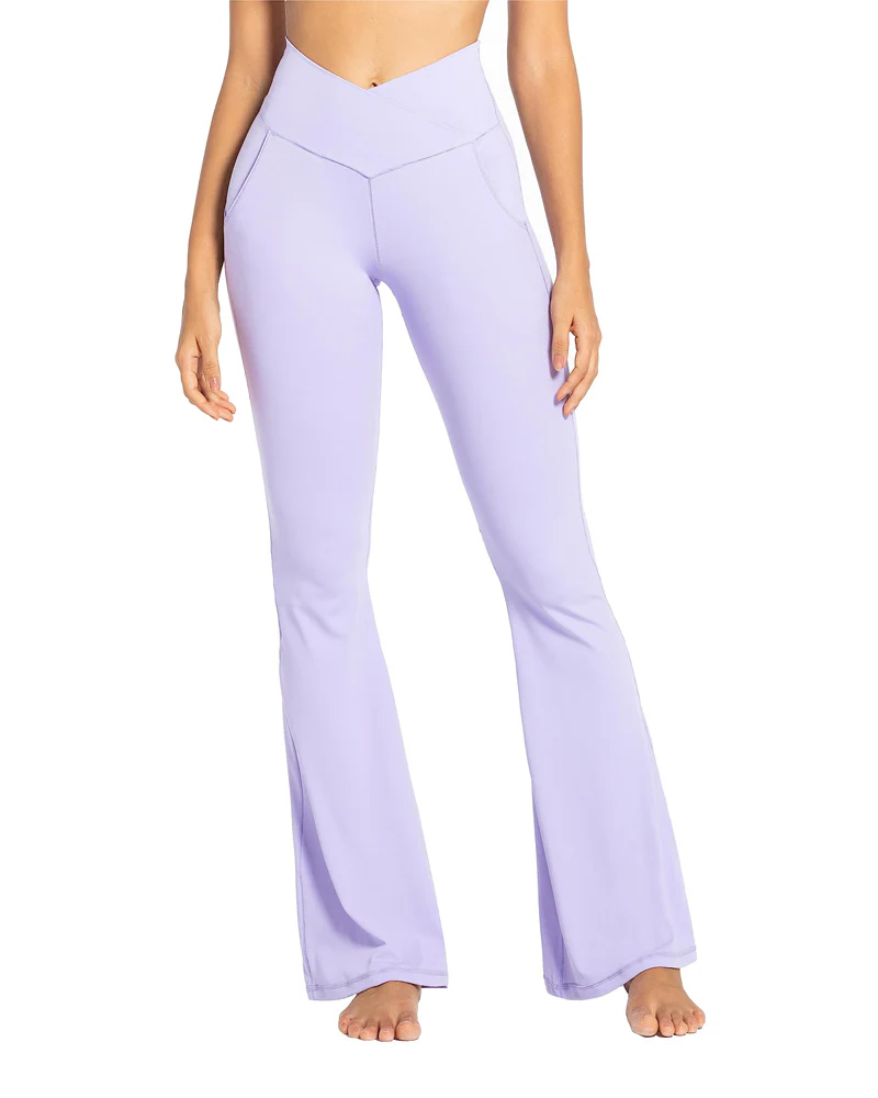 30'' Flare Leggings for Women with Pockets