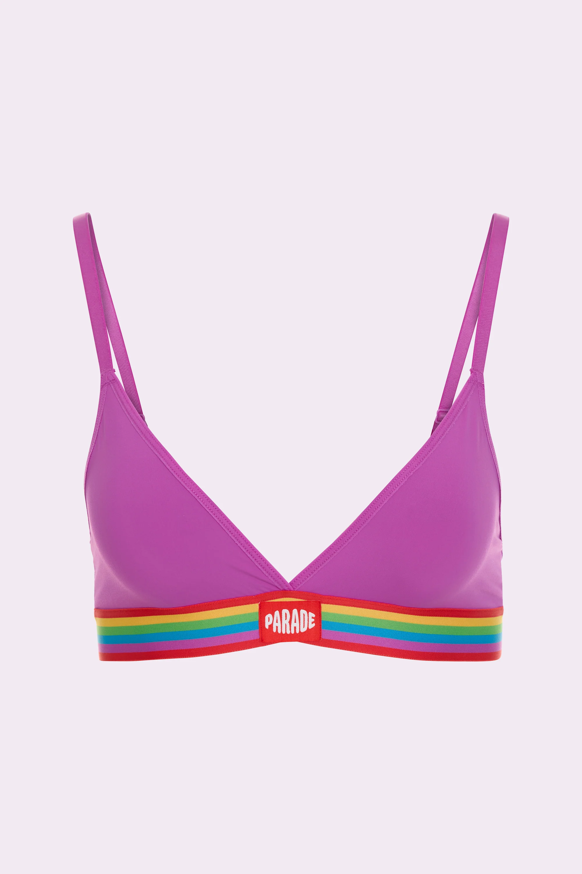 Re:Play New Triangle Bralette | Ultra-Soft Re:Play (Purple Cactus)
