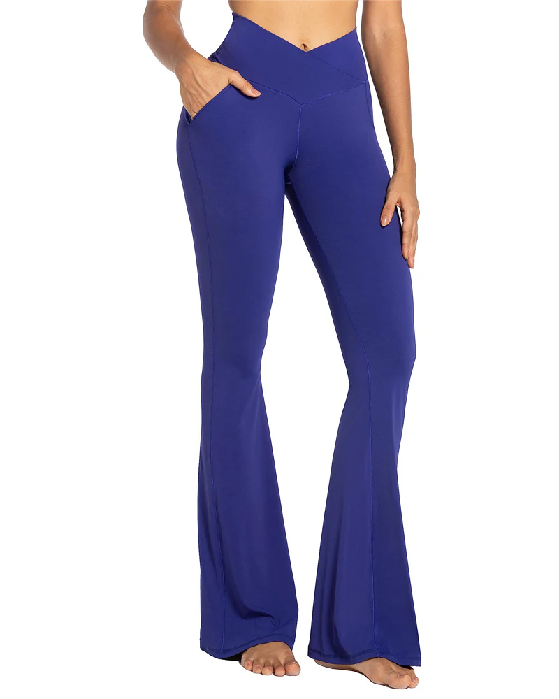 30'' Flare Leggings for Women with Pockets