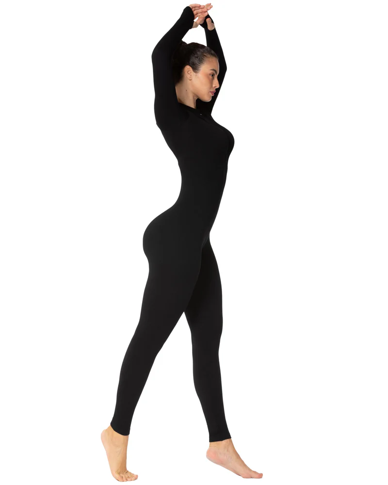 28 Striped Casual Yoga Sports Zip Jumpsuit