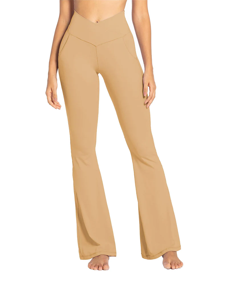 30'' Flare Leggings for Women with Pockets