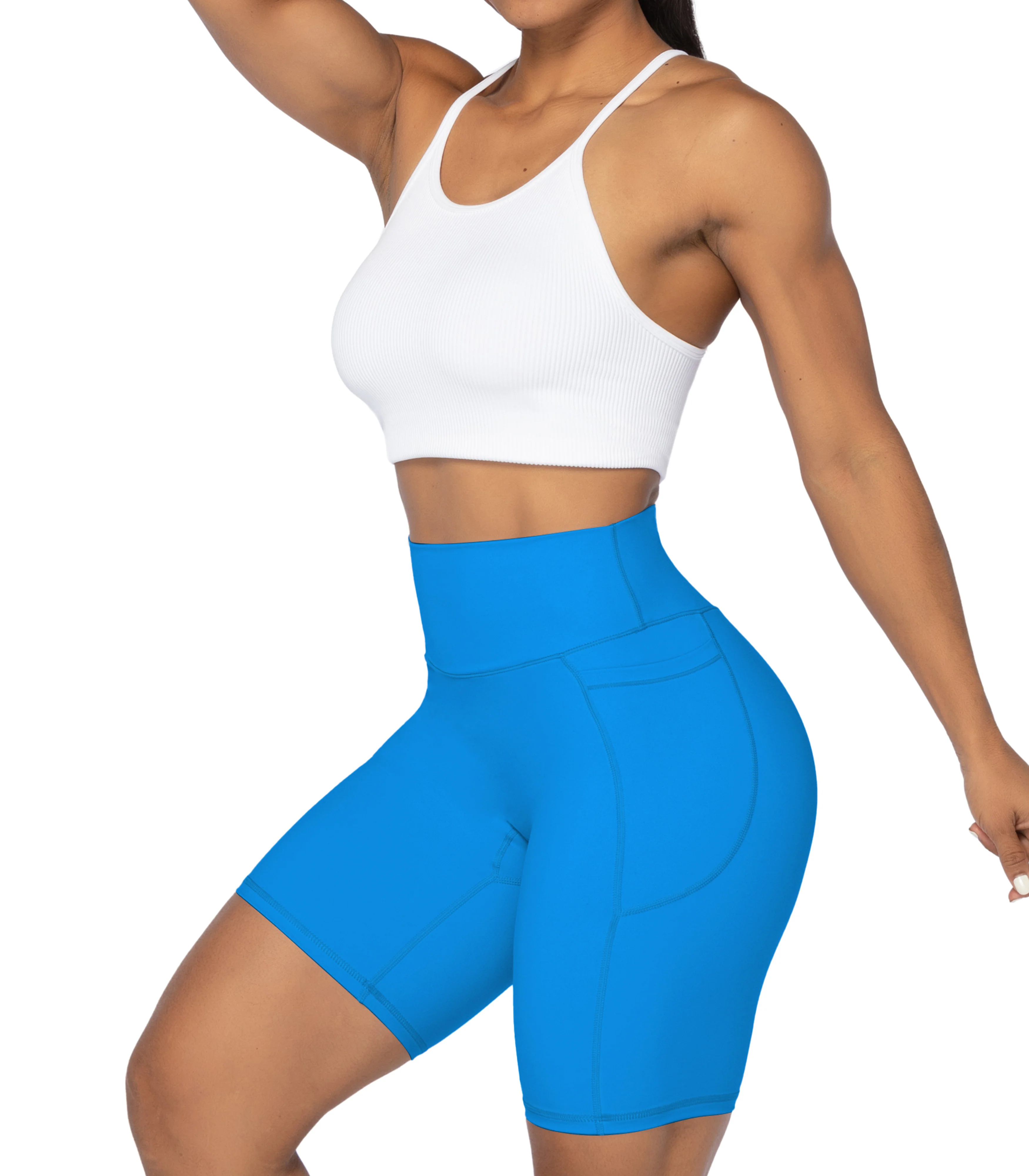 8 Biker Shorts for Women with Pockets