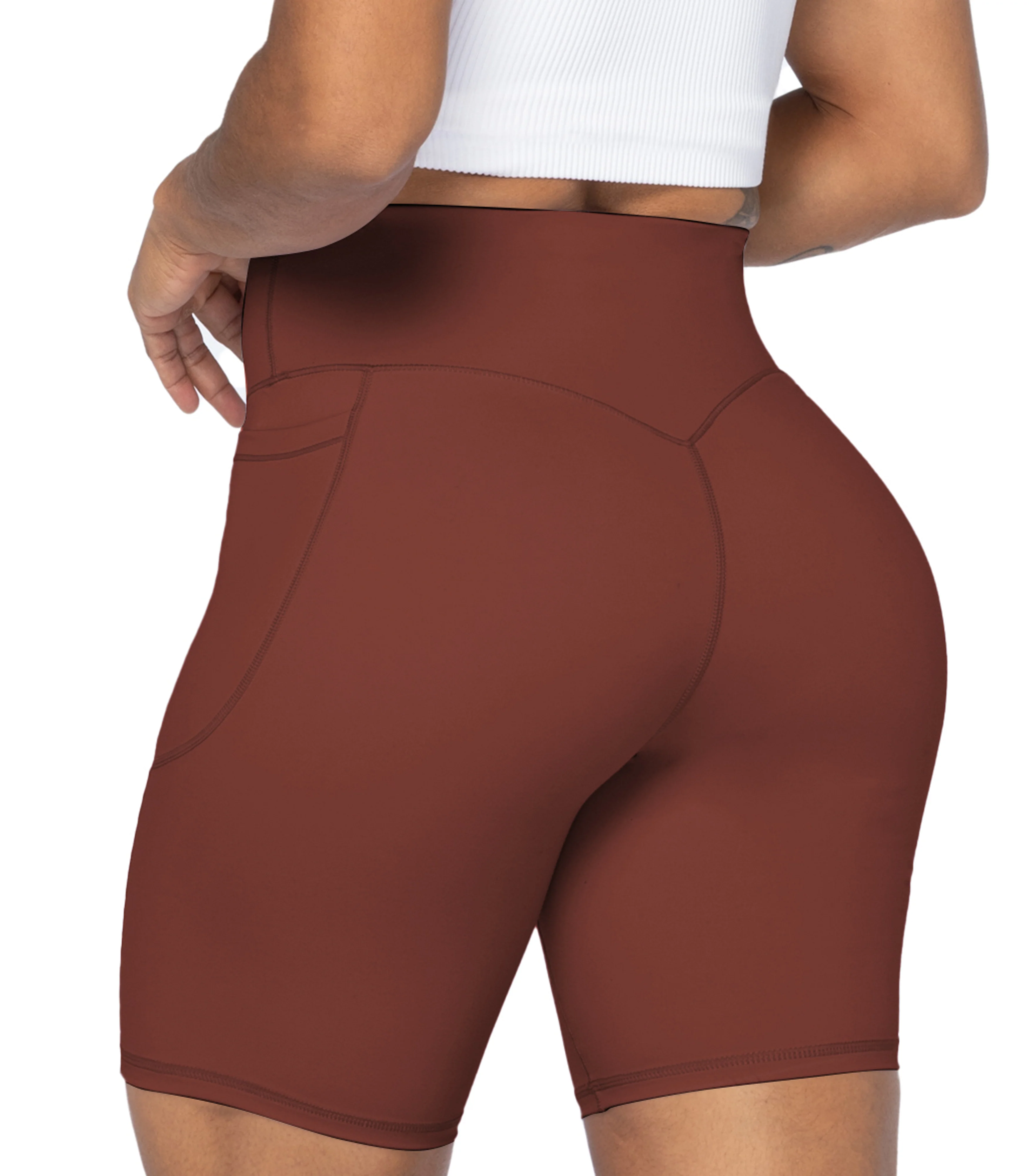 8 Biker Shorts for Women with Pockets