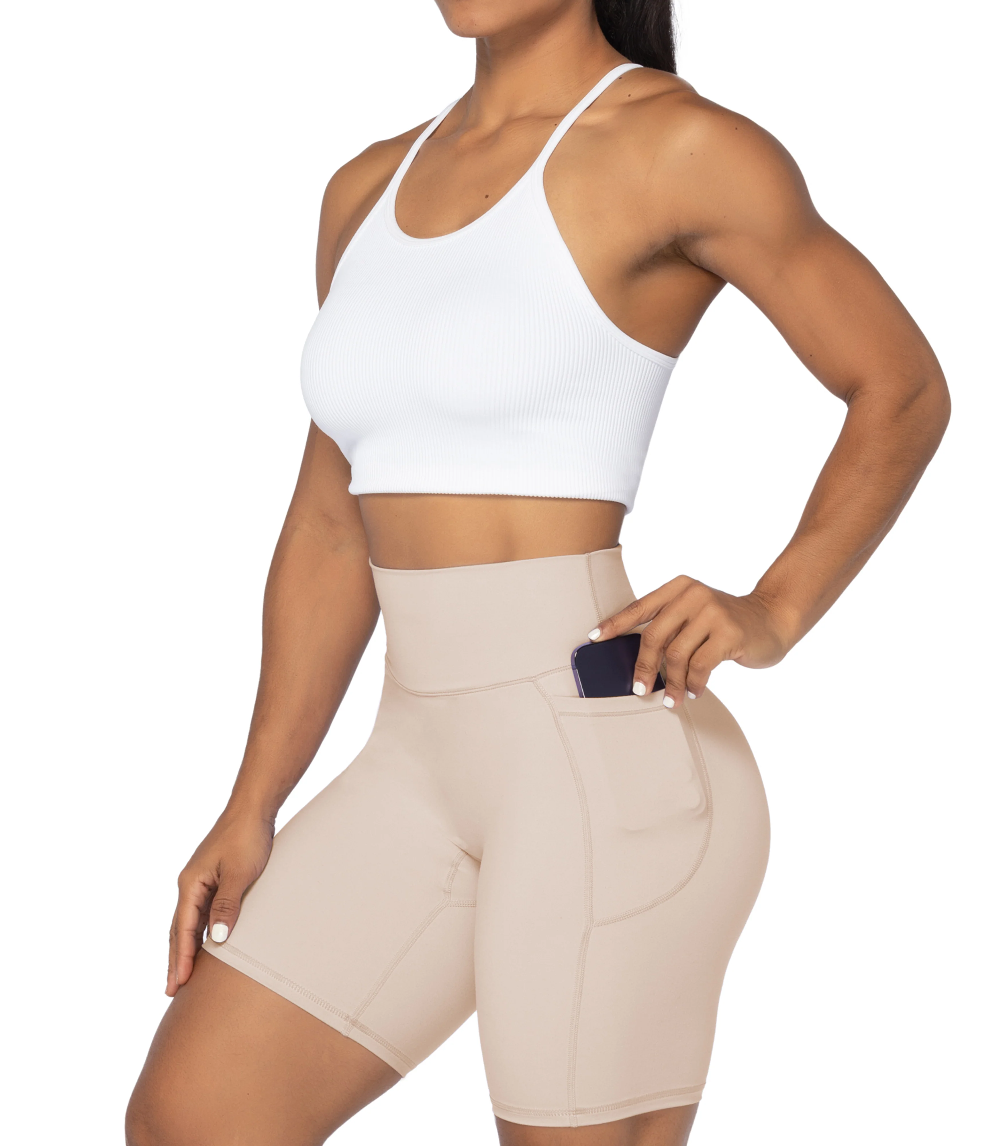 8 Biker Shorts for Women with Pockets