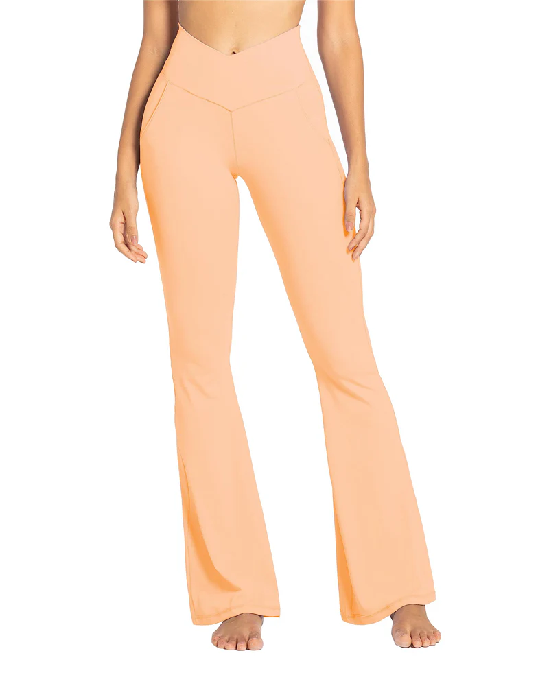 30'' Flare Leggings for Women with Pockets