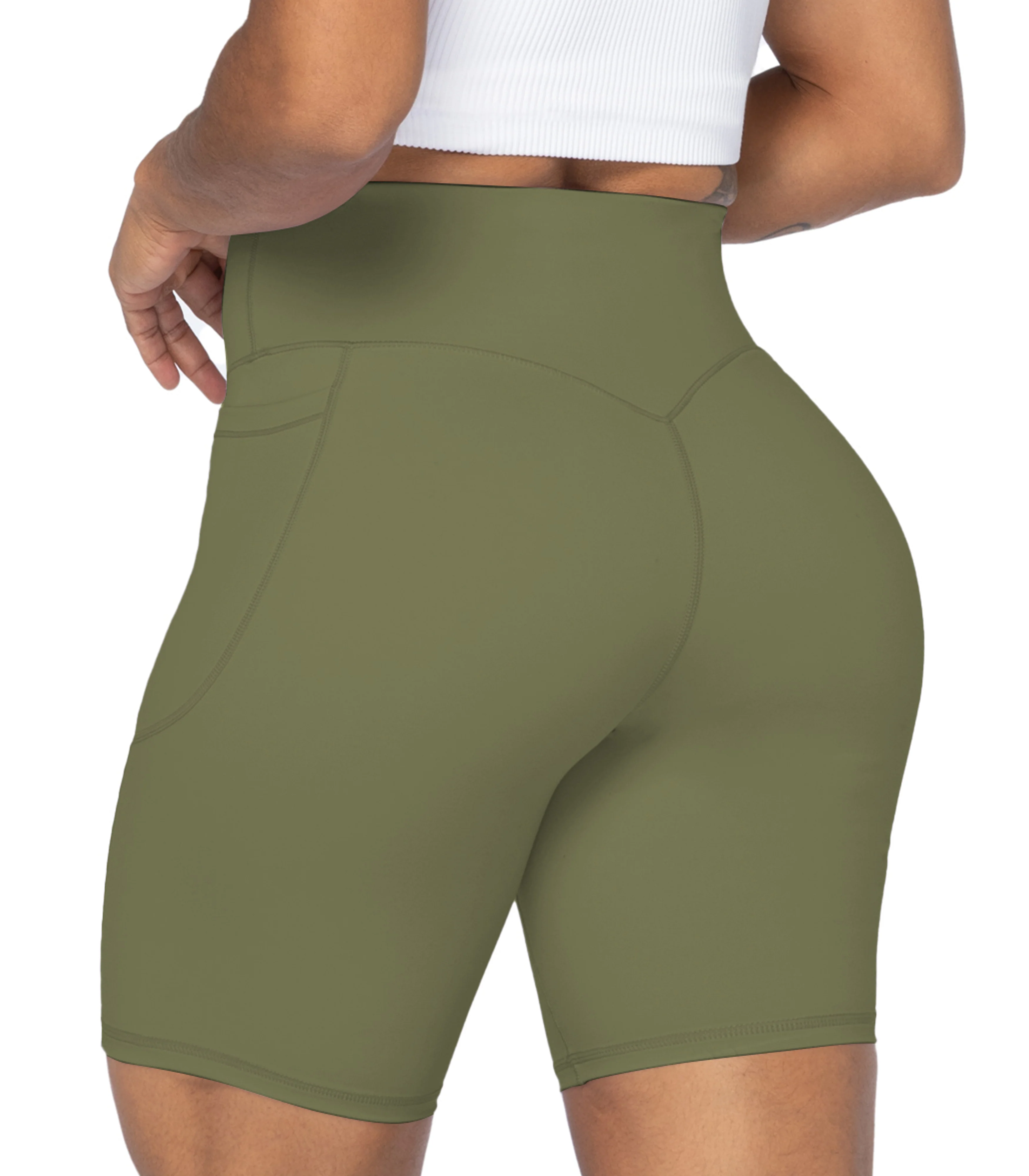 8 Biker Shorts for Women with Pockets