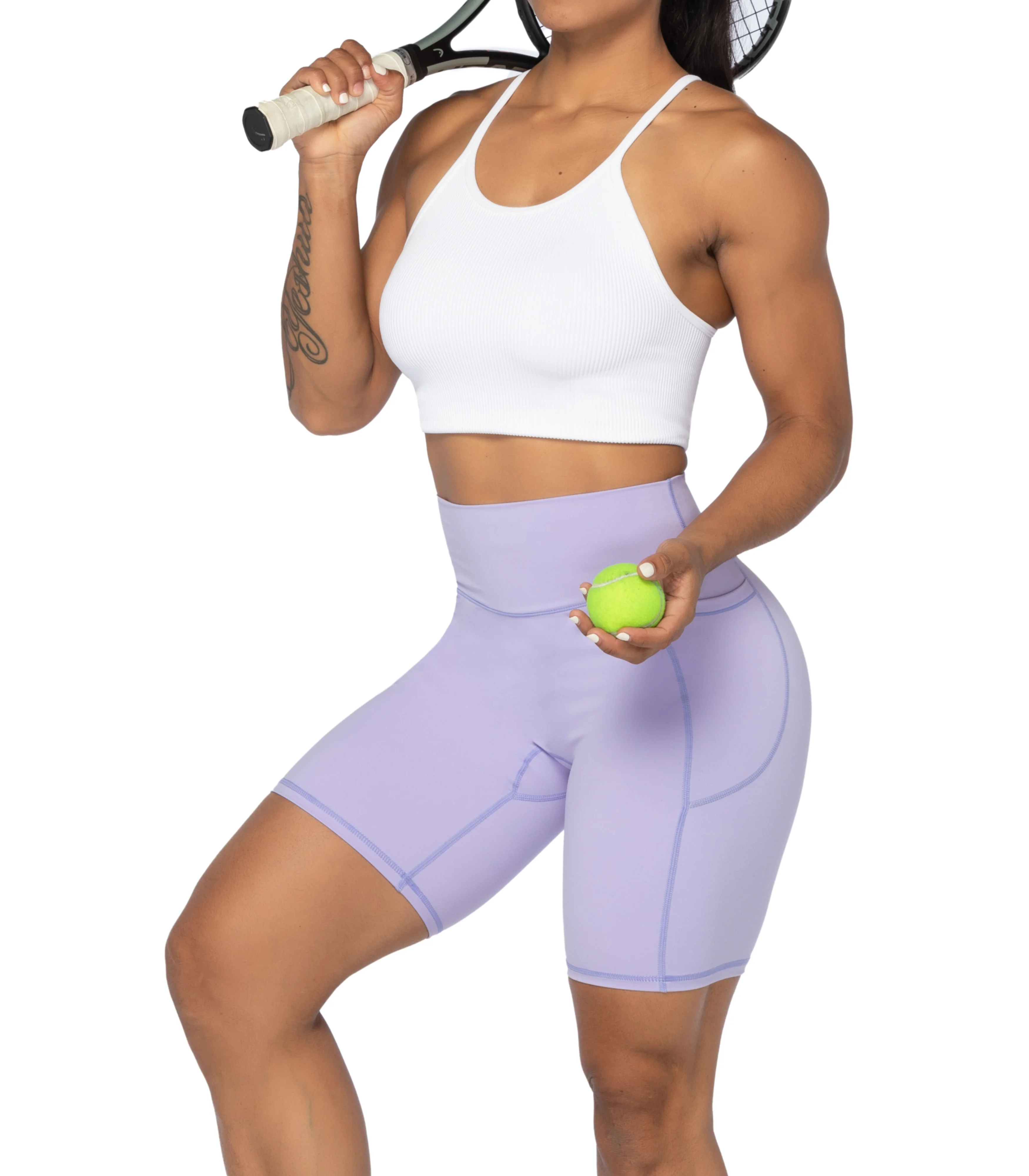 8 Biker Shorts for Women with Pockets