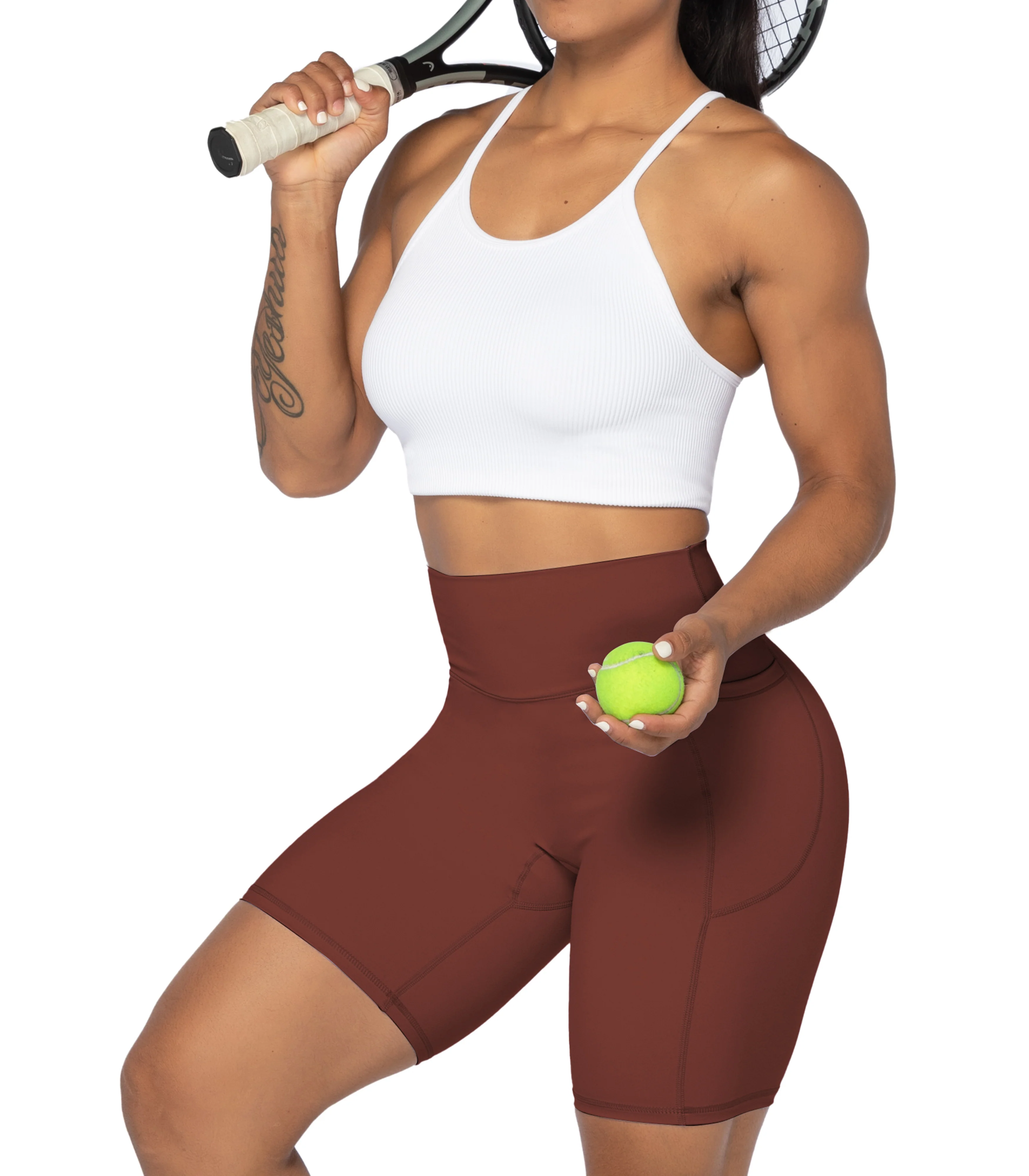 8 Biker Shorts for Women with Pockets