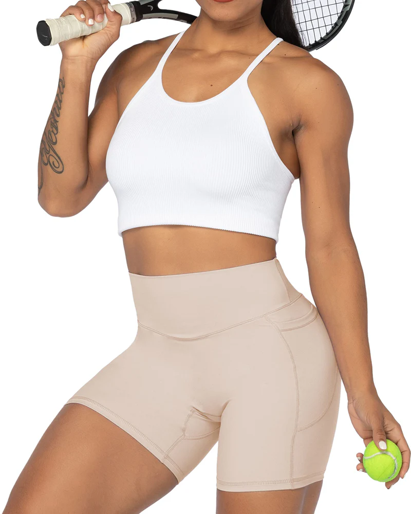 5 Biker Shorts for Women with Pockets