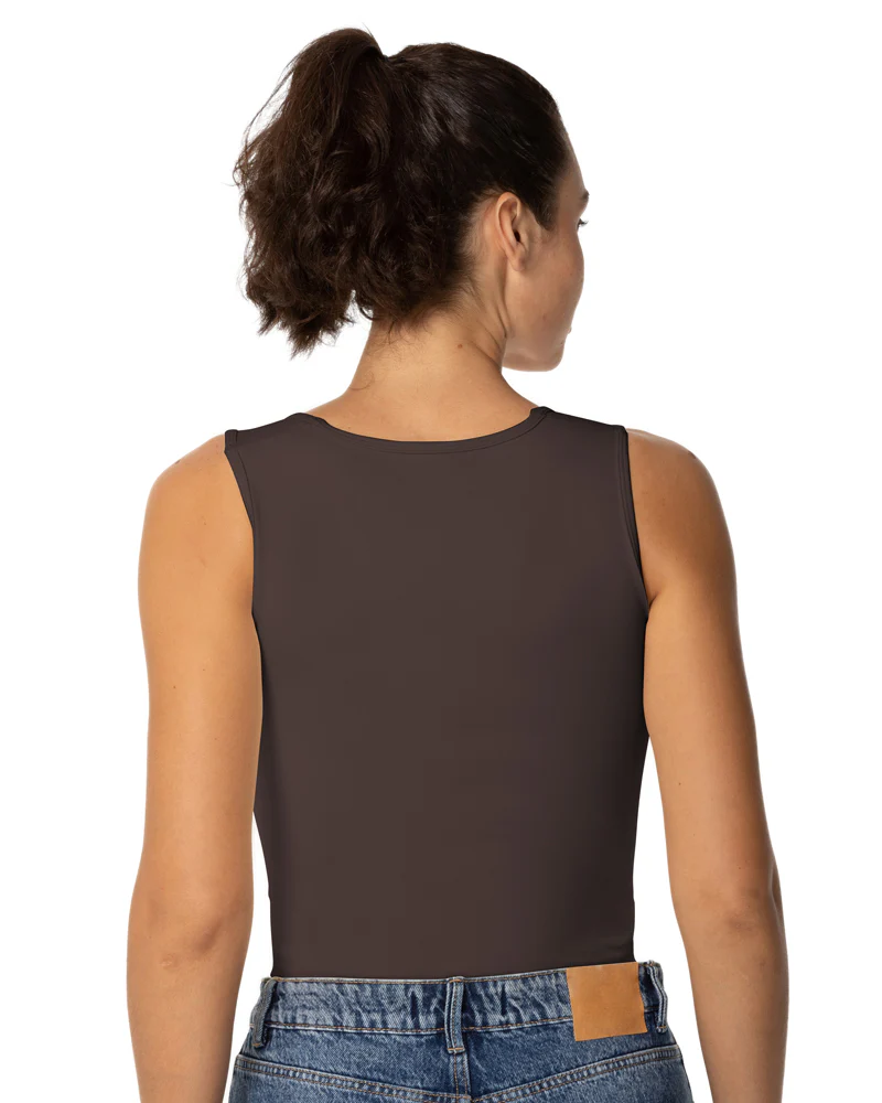 Sunzel Women's Sexy Sleeveless Crop Top Seamless Wide Square Neck Going Out Tops Summer Trendy Workout Yoga Casual Tank Top